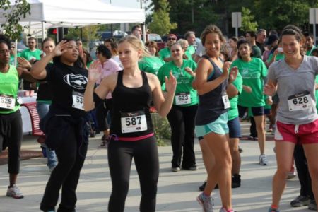 Participants dance Zumba at the CHASS Center’s first 5K event (Source: CHASS Center). http://on.fb.me/18AMHxA