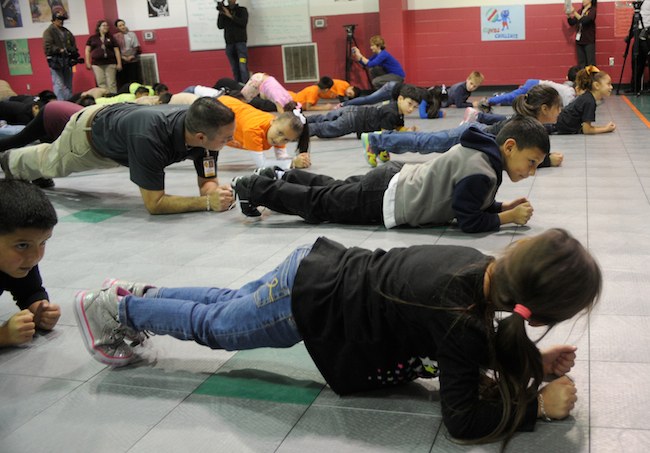 San Antonio Elementary Students Join 40 Day Go!Kids (Fitness) Challenge