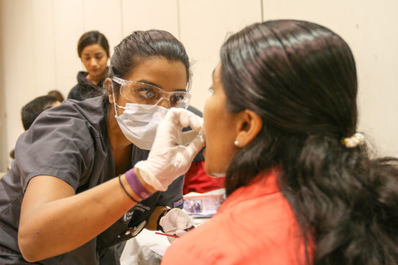 One of the most beneficial services offered by the Hispanic Health Festival has been their free dental screenings. Source: Heritage Community Church