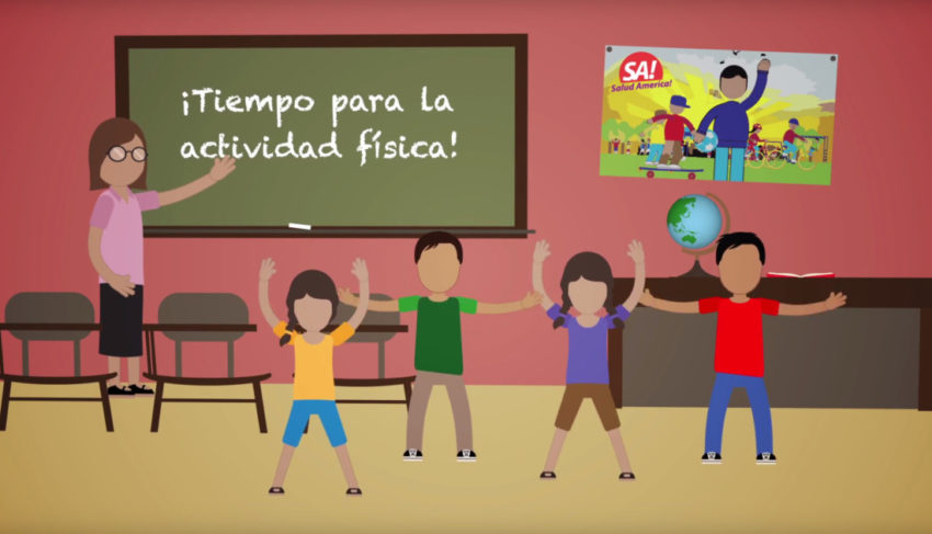 healthier schools physical activity spanish espanol