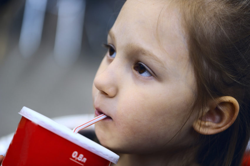 sugary drink pricing little girl