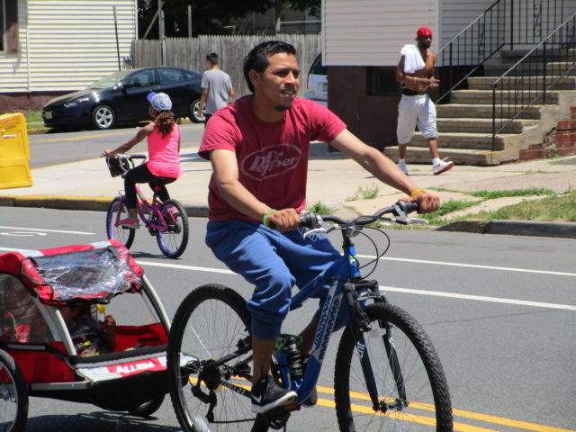 Latino Health bike bicycle biking walking pedestrian justice barriers