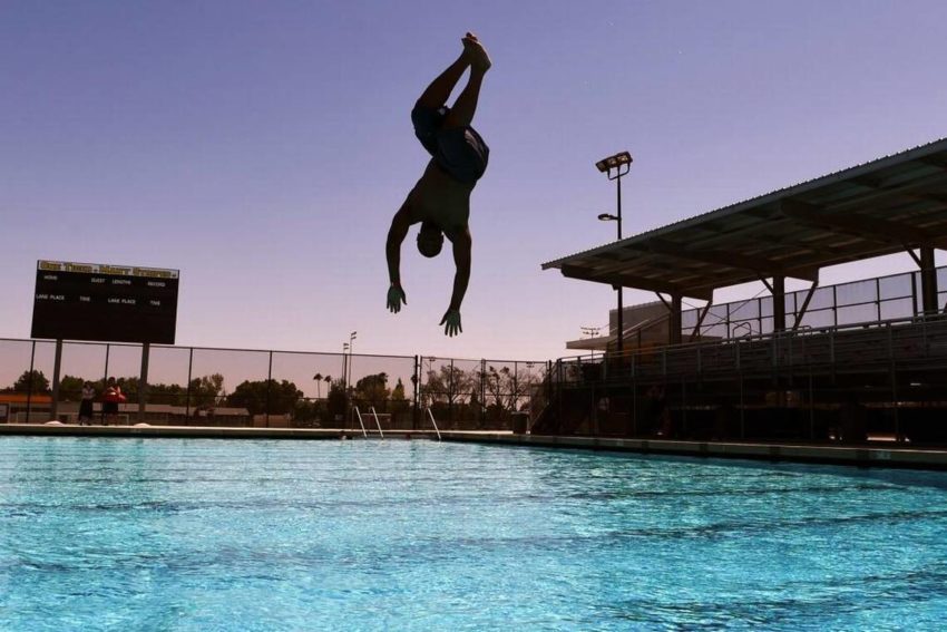Latino Health pools blue space swimming