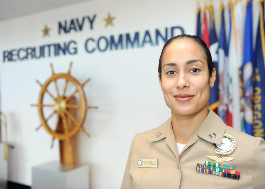 Lt. Evita Salles, a Latino Military Personnel for Veteran's Day