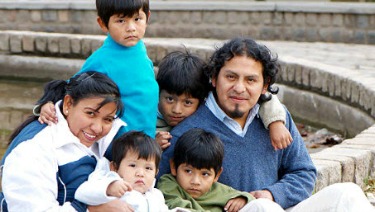 Latino immigrant family