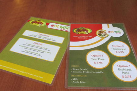 Paso Del Norte Health Foundation healthy menus