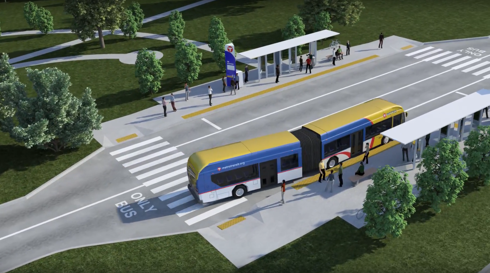 bus rapid transit dedicated lane
