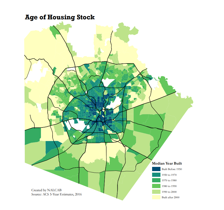 Age of Housing Stock San Antonio Source NALCAB