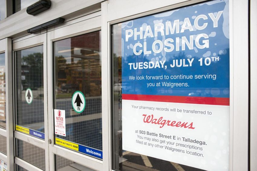 closing of a walgreen's pharmacy from the Anniston Star