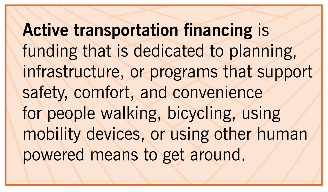 Active transportation financing SRTS