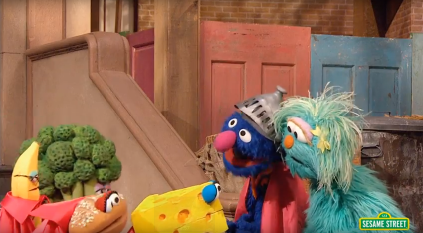 Eating Colorful Fruits and Vegetables video from Sesame Street