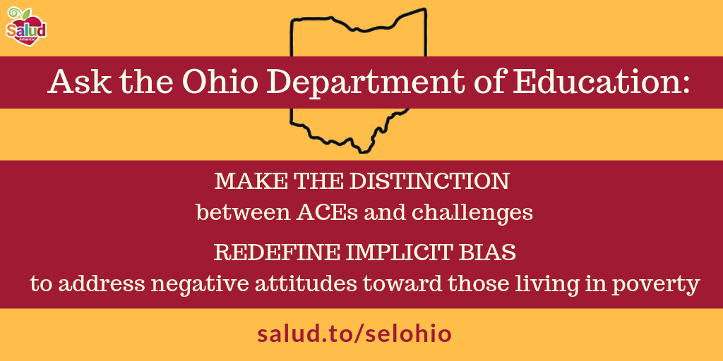 Tell Ohio Education Leaders to address ACEs and poverty in development of SEL standards.