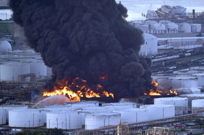 Houston petrochemical fire