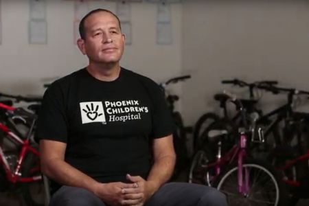 Injury prevention specialist, Juan Tarango created a six-week, hands-on bike safety course for fourth grade students in Phoenix, AZ.