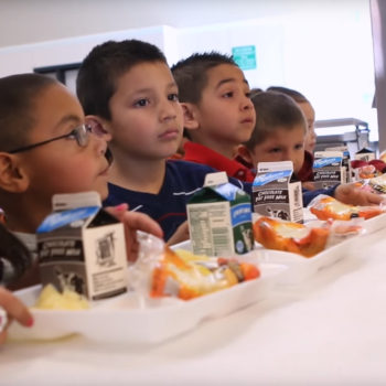 kids in cafeteria eating food protect SNAP from cuts