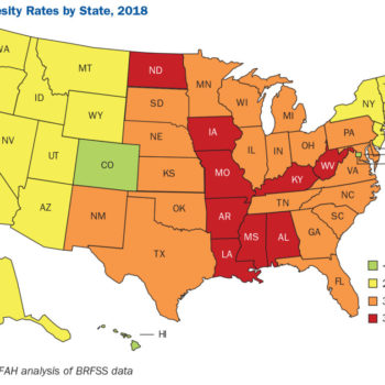 Obesity Rates in U.S. Mapped rwjf
