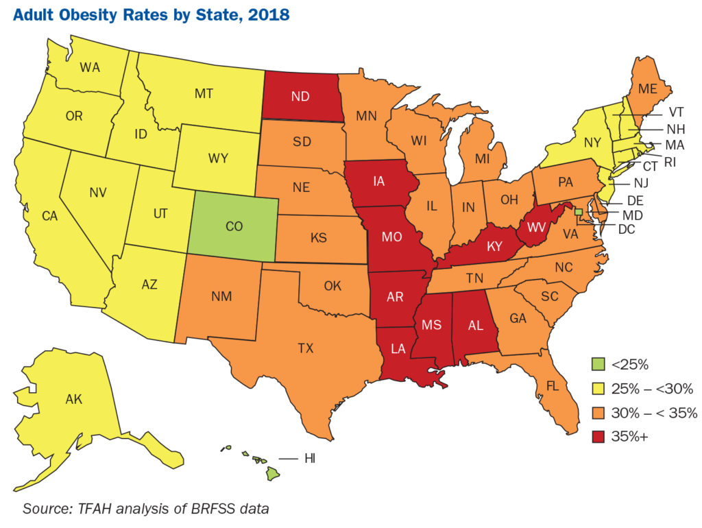 Us Obesity Rates Hit Historic Highs Especially For Latinos