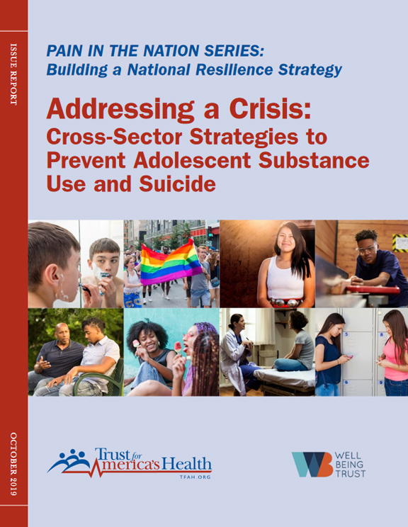 youth substance misuse suicide rates report 2019 2
