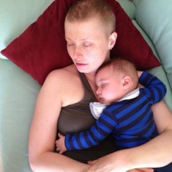 Julia-Maues-cancer-survivor-with-her-son
