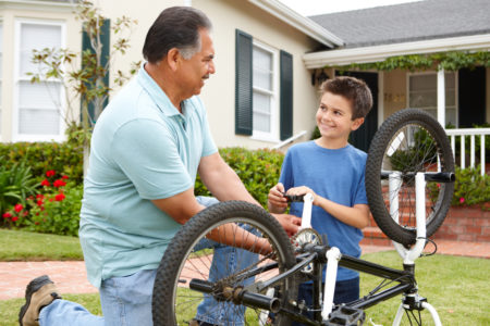 Latino family home