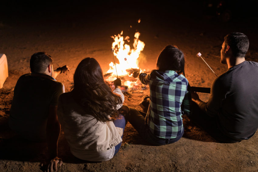 camp fire latino friends health risks