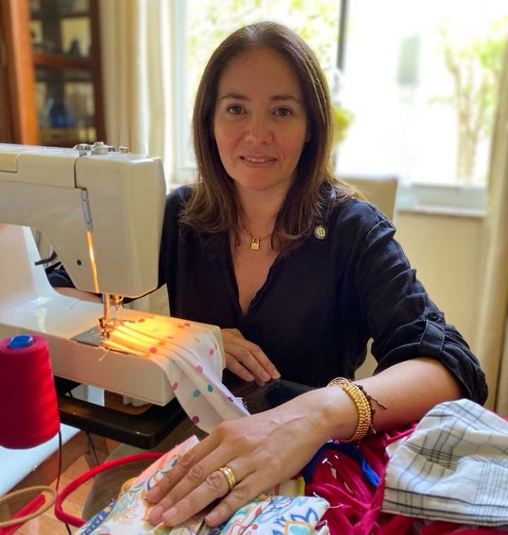 Maria sewing pic