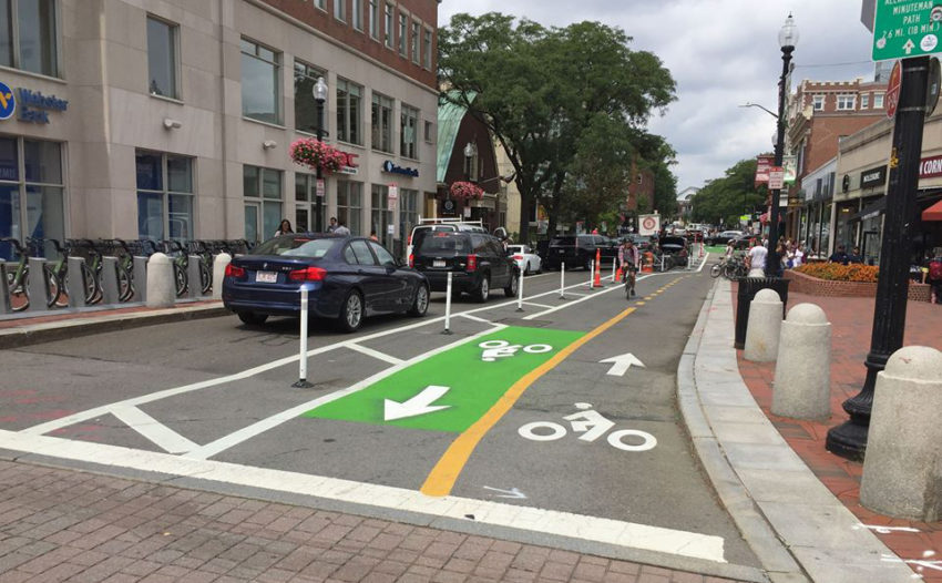 advocating for protected bike lanes
