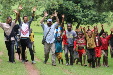 Jason Rosenfeld in Africa Ethiopia spreading health awareness communication knowledge