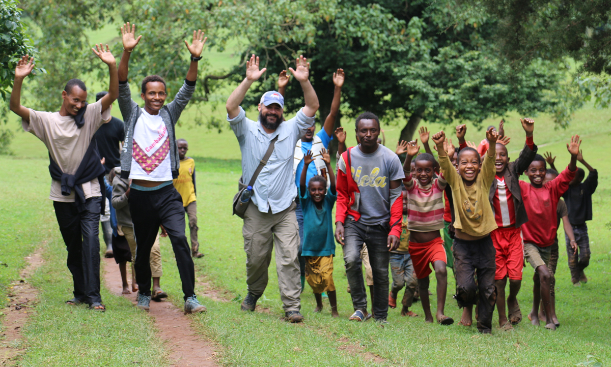 Jason Rosenfeld in Africa Ethiopia spreading health awareness communication knowledge