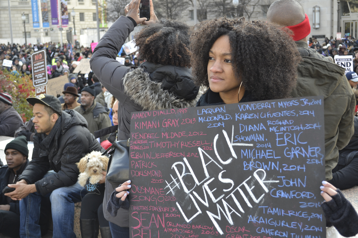Protest social justice black lives matter cohesive culture research review 2