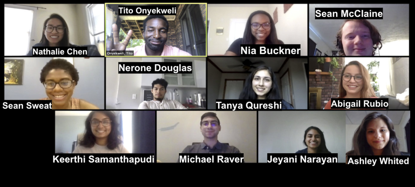 First-year medical students at the University of Pittsburgh School of Medicine work together on Zoom to craft a new version of the Hippocratic oath Source University of Pittsburgh School of Medicine