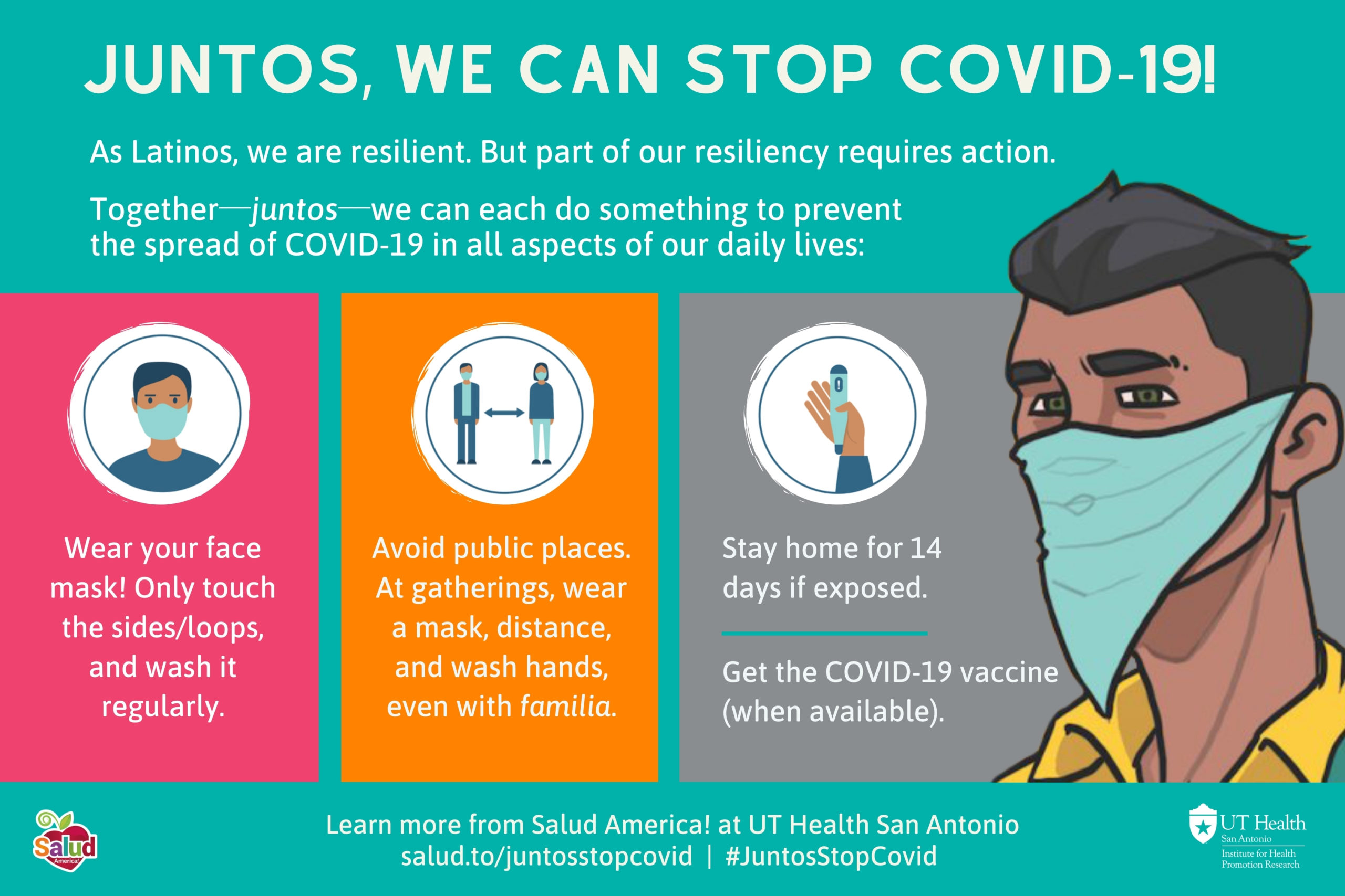 Wearing a mask can reduce the COVID-19 surge - UT Health San Antonio