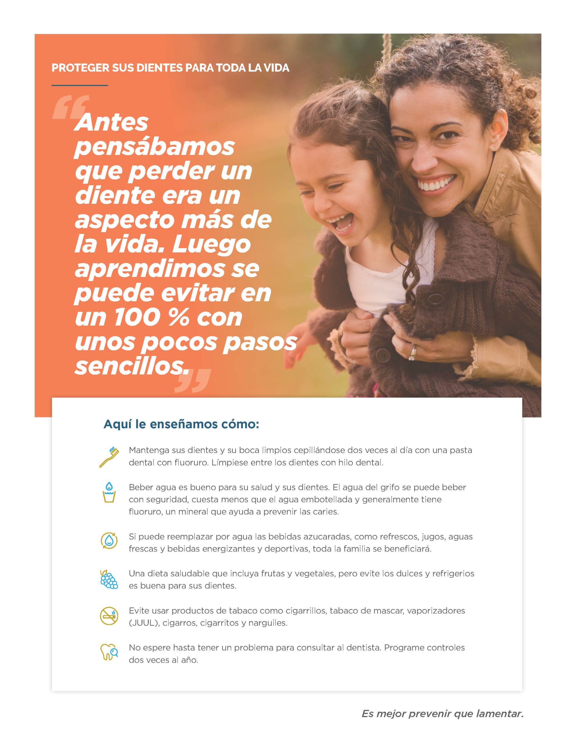 dental health protect teth spanish campaign 2020