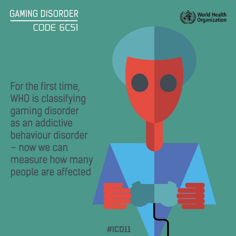 ICD-11 update includes gaming disorder