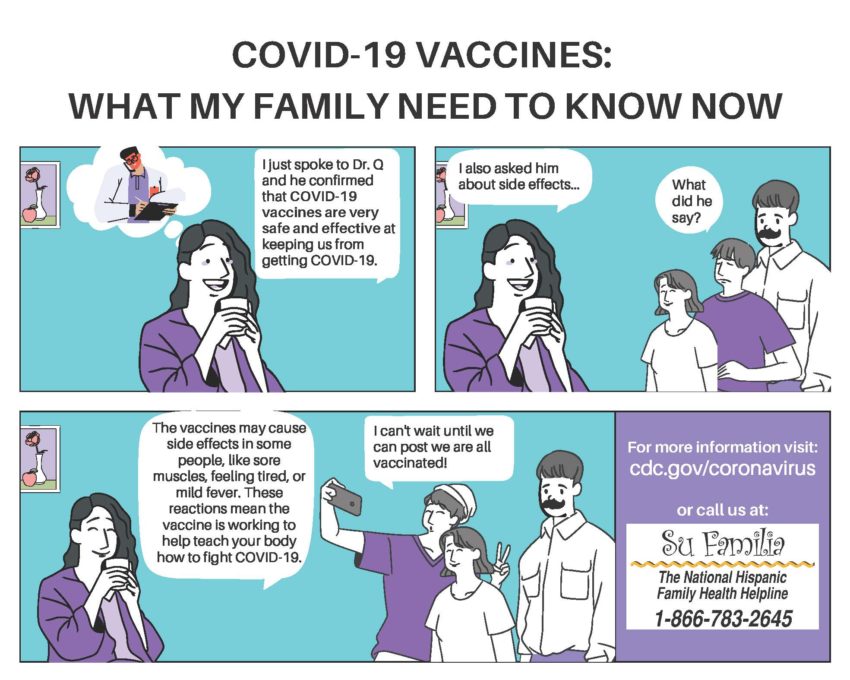 what my family should know about COVID-19 vaccines - Latinos - English via National Alliance for Hispanic Health
