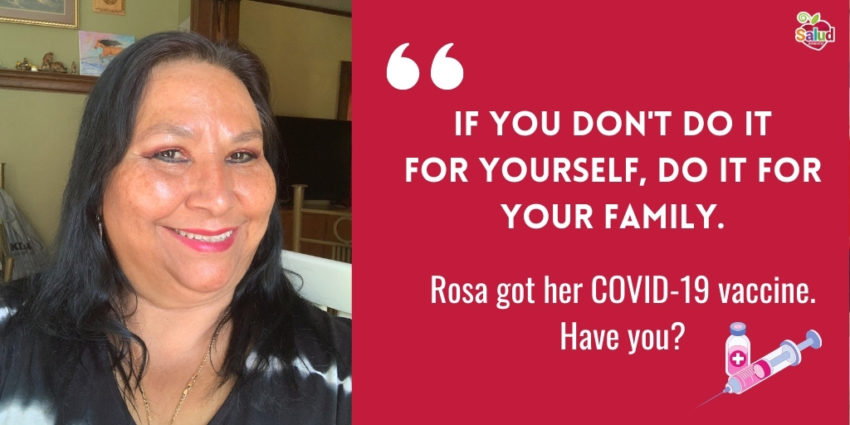 Rosa Herrera: Get the Vaccine for Your Family! - Salud America