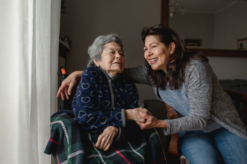 latina caregiver for dementa alzheimers