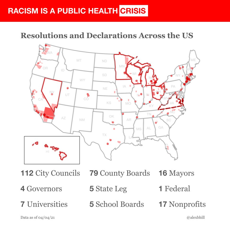 racism as a public health crisis 4-5-22 from alex b hill twitter