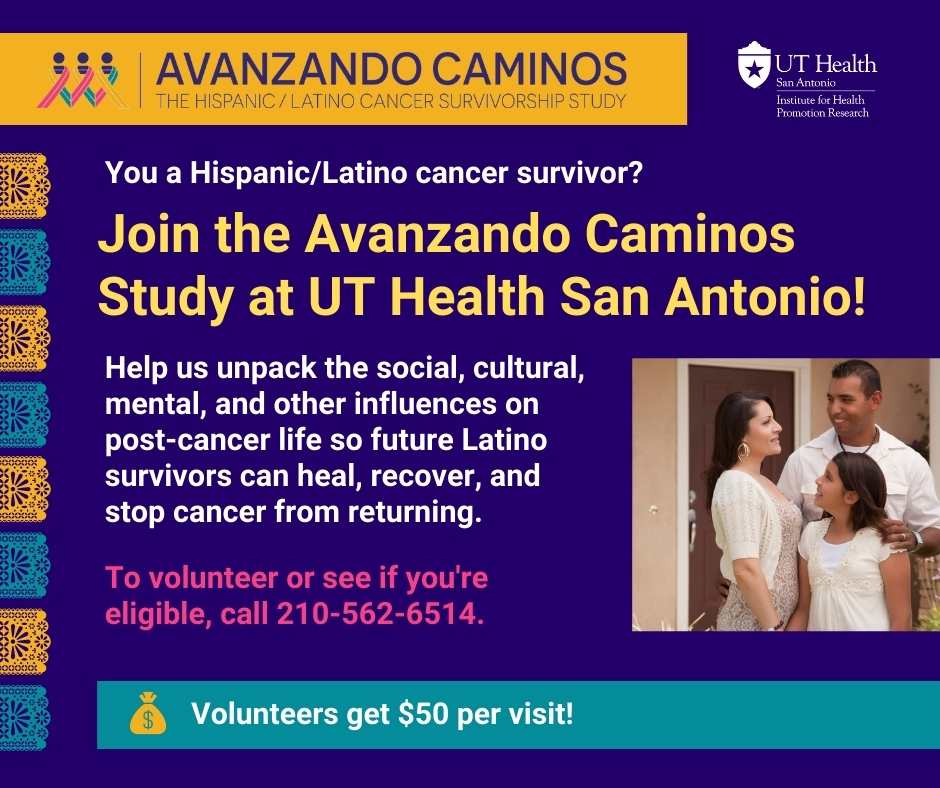 Avanzando Caminos study cancer survivors clinical trial