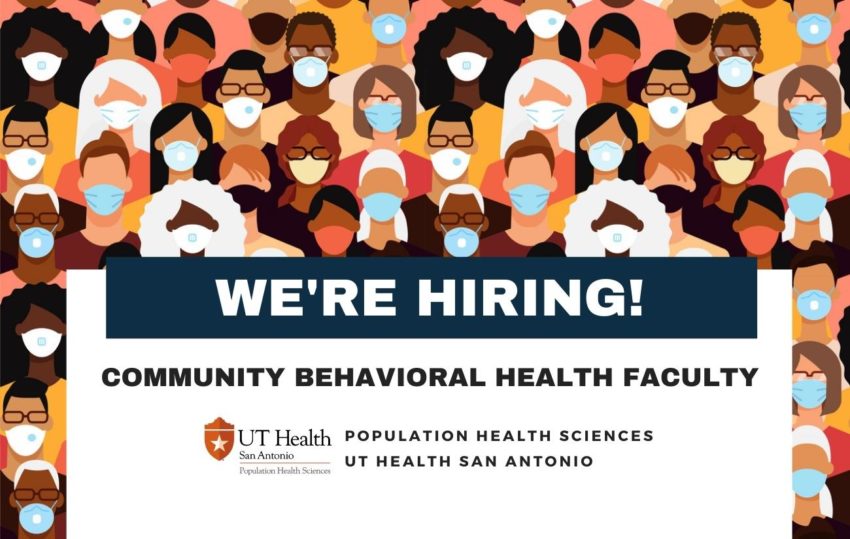 hiring community behavioral health faculty ihpr phs ut health san antonio