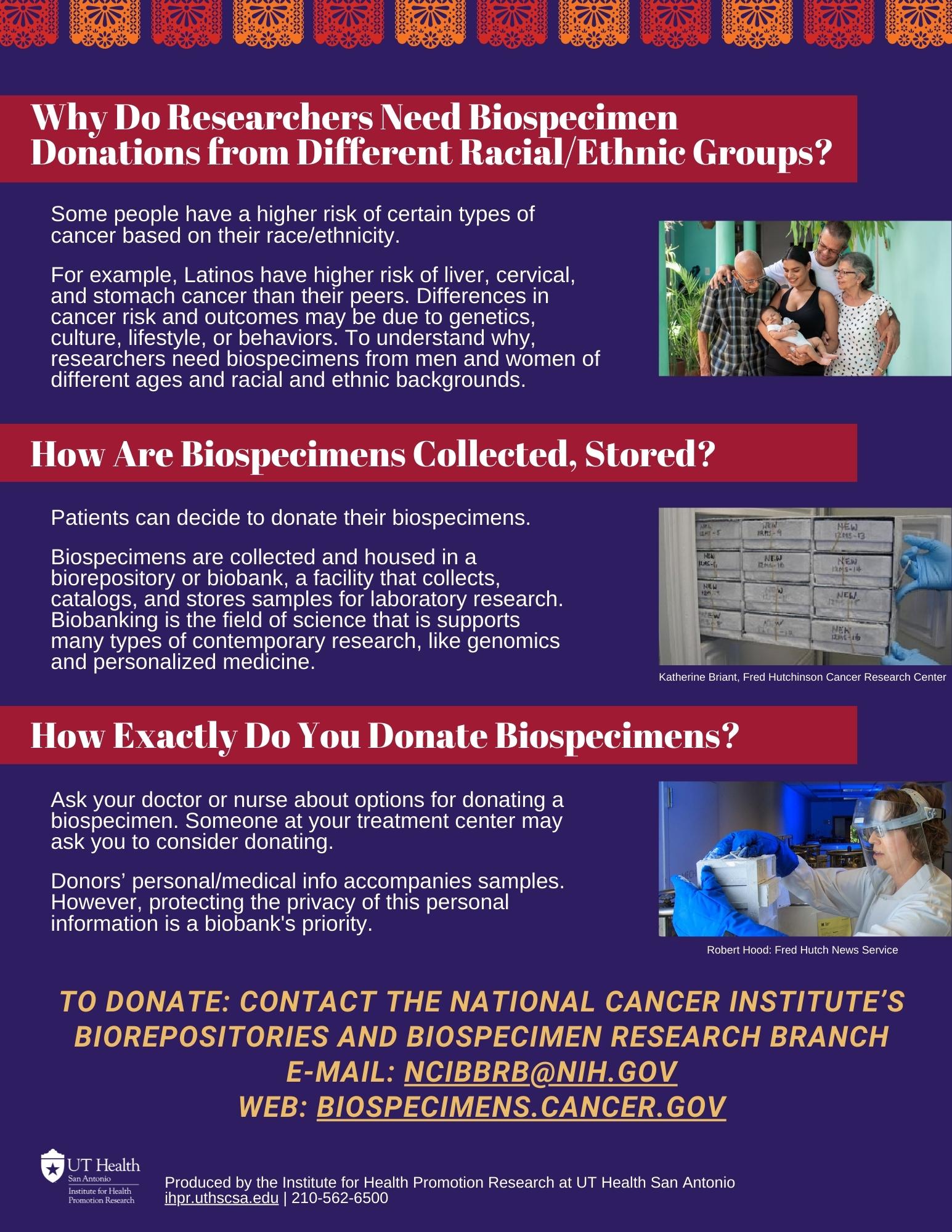 Biospecimen Donation Flyer Page 2 - english