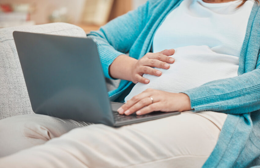 Pregnant women ordering online.