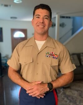 Tim as a marine