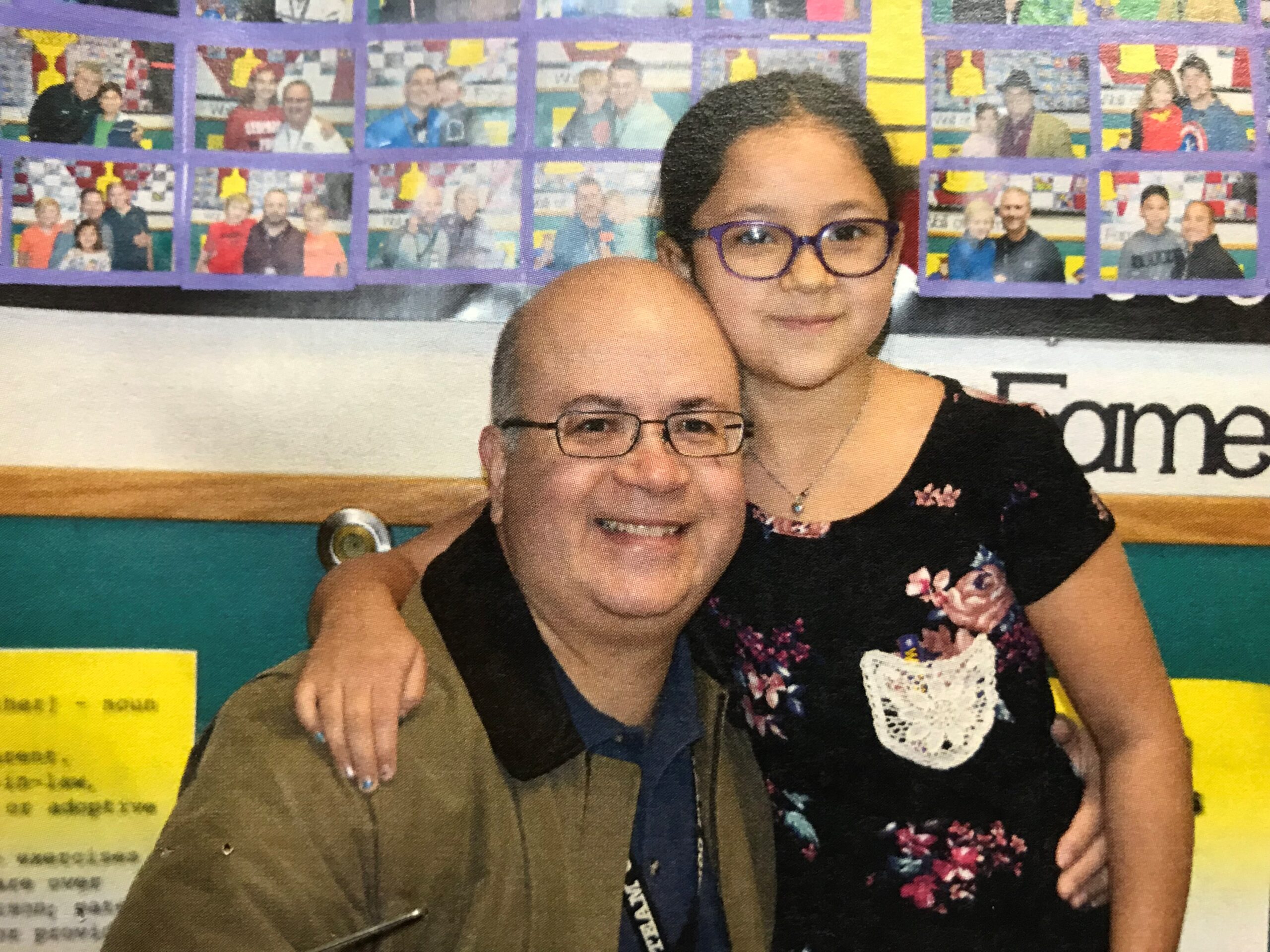 Dr. Martinez and his daughter, Sofia.