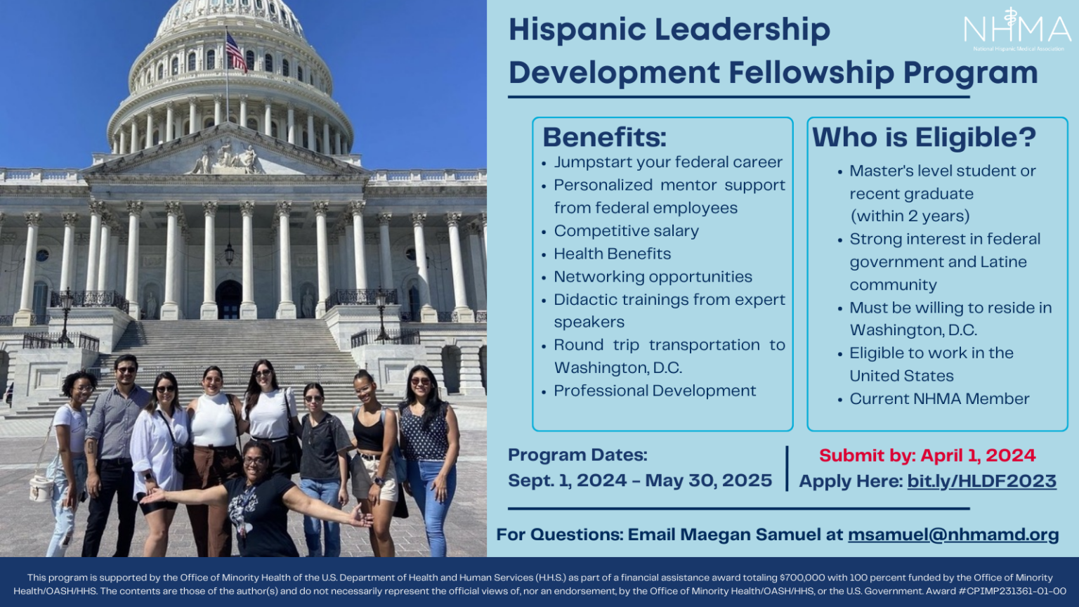 Apply for the Hispanic Leadership Development Fellowship! - Salud America