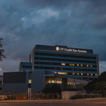 New Multispecialty Research Hospital at night.