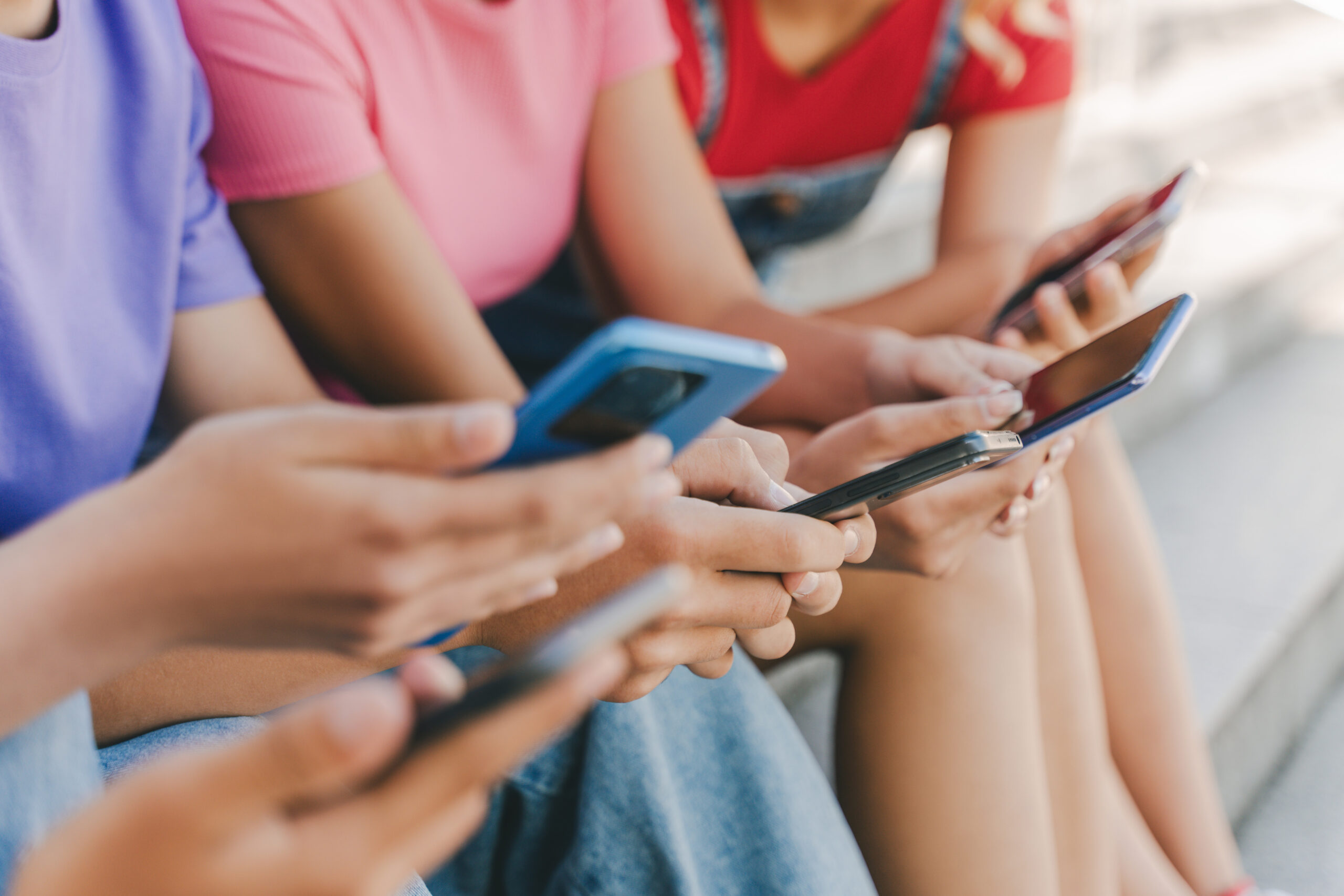Group sharing social media 