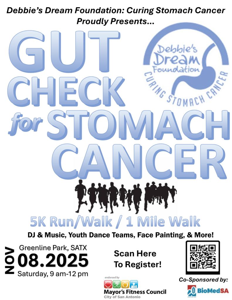 Courtesy of Debbie’s Dream Foundation: Curing Stomach Cancer.