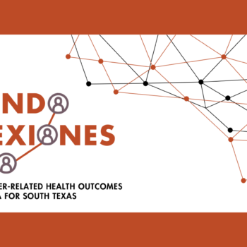 Creando Conexiones Research Agenda program slide