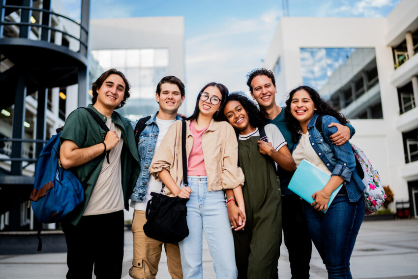 Latino college students